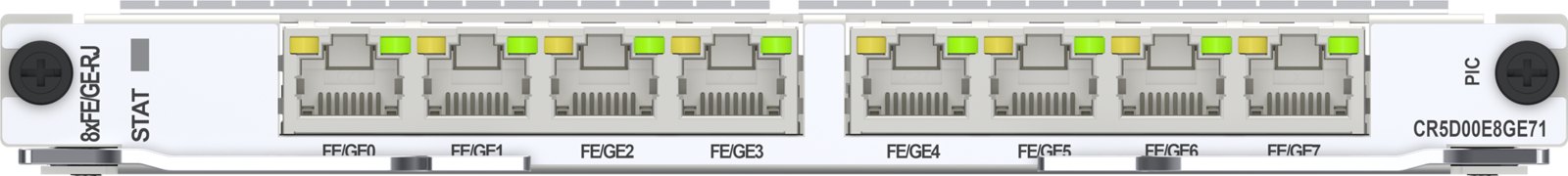 Интерфейсная плата Huawei CR5D00E8GE71 (8×100/1000Base-RJ45) — фото 2