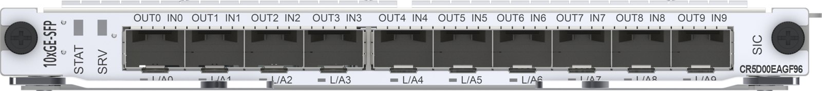 Интерфейсная плата Huawei CR5D00EAGF96 (10×100/1000 SFP) — фото 2