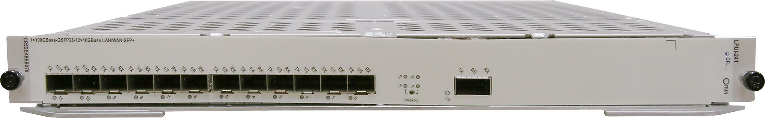 Линейная плата Huawei CR5DEKBEBX70 (1×100G-QSFP28, 12×10G) — фото 1