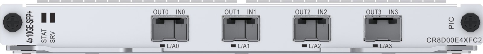 Интерфейсная плата Huawei CR8D00E4XFC2 (4×10GE SFP+) — фото 2