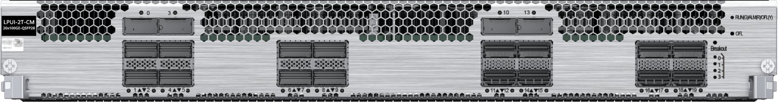 Линейная плата Huawei CR8D00EENBC7 (20×100G-QSFP28) — фото 1