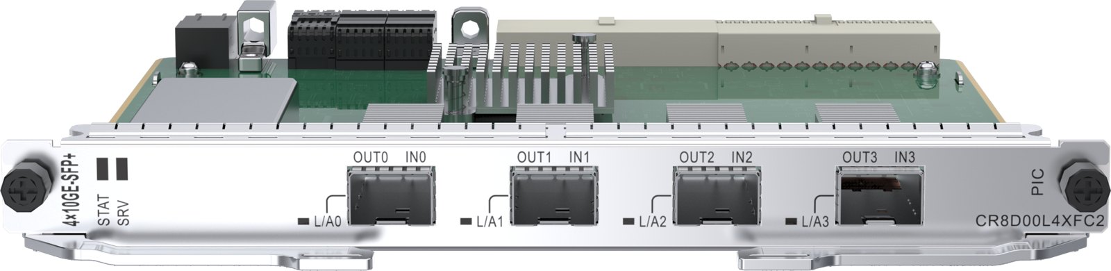 Интерфейсная плата Huawei CR8D00L4XFC2 (4×10GE SFP+) — фото 1