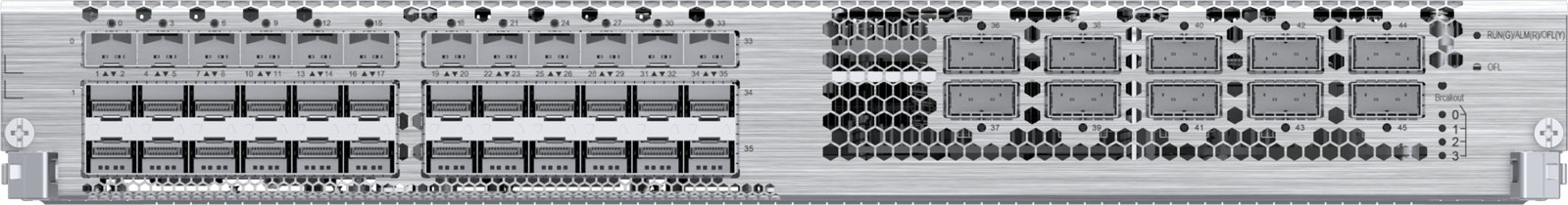 Линейная плата Huawei CR8DEANCJXCC (10×100G-QSFP28, 36×25GE) — фото 1