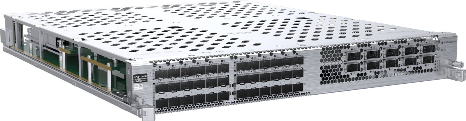 Линейная плата Huawei CR8DEANEJXDM (10×100G-QSFP28, 36×10GE) — фото 2