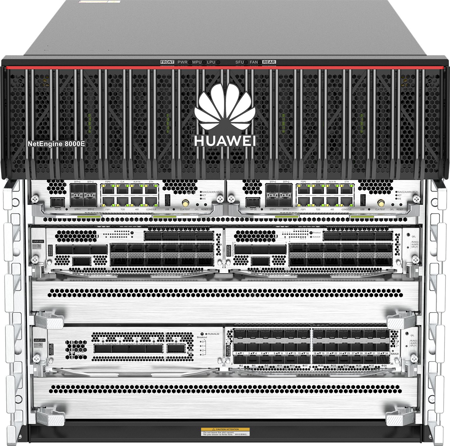 Шасси Huawei NetEngine 8000E X4, код CR8PBKP04DD1 (базовый комплект, питание DC) — фото 1