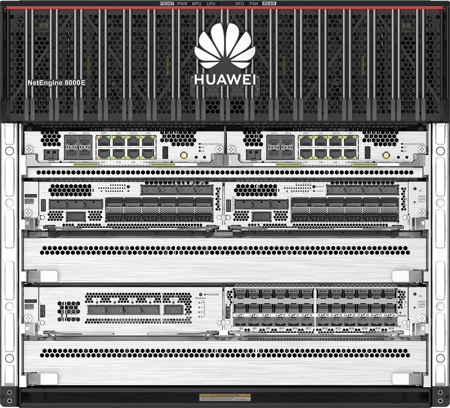 Шасси Huawei NetEngine 8000E X4, код CR8PBKP04DD1 (базовый комплект, питание DC) — фото 2