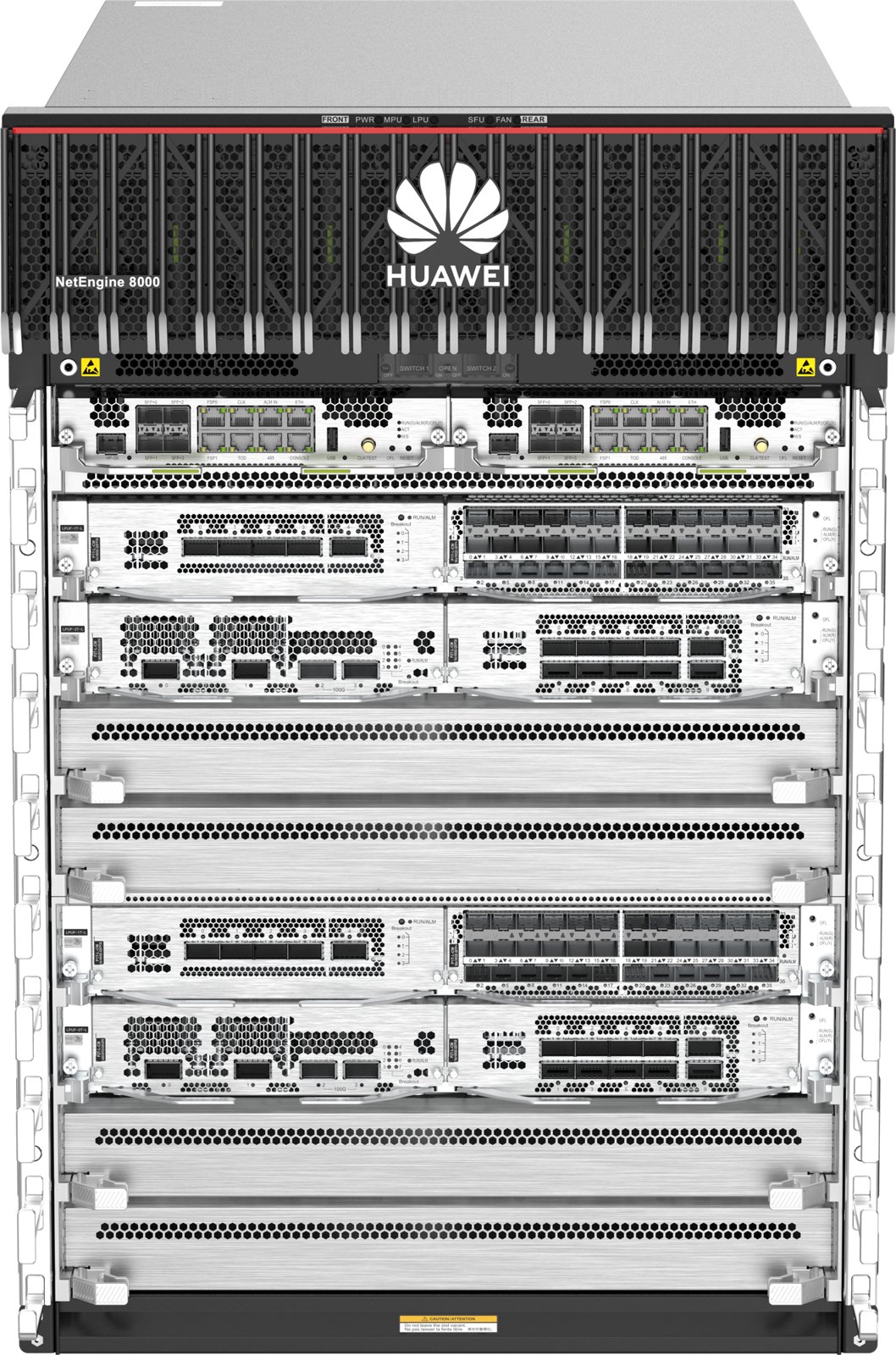 Шасси Huawei NetEngine 8000 X8, код CR8PBKP08DC0 (базовый комплект, питание DC) — фото 1