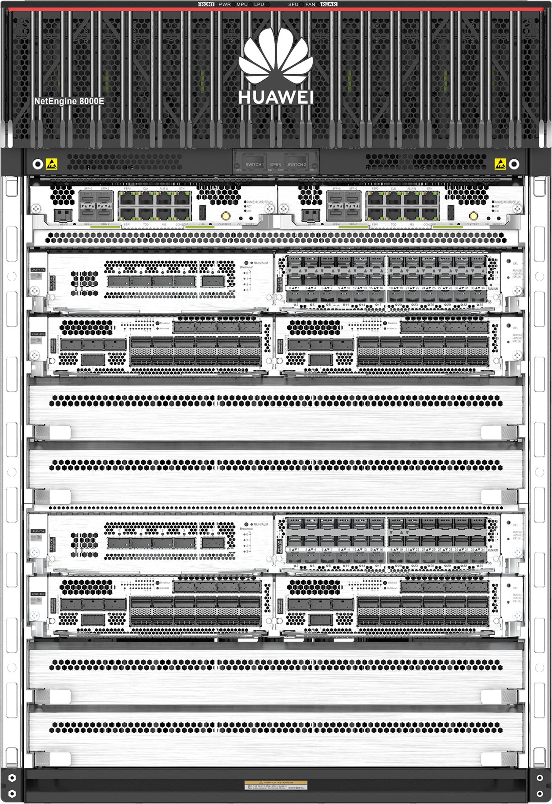 Шасси Huawei NetEngine 8000E X8, код CR8PBKP08DD0 (базовый комплект, питание DC) — фото 2