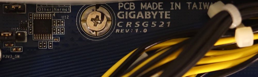 Райзер GigaByte CRSG521 PCI-Express Riser Card With Cable & Bracket Tested Working — фото 3