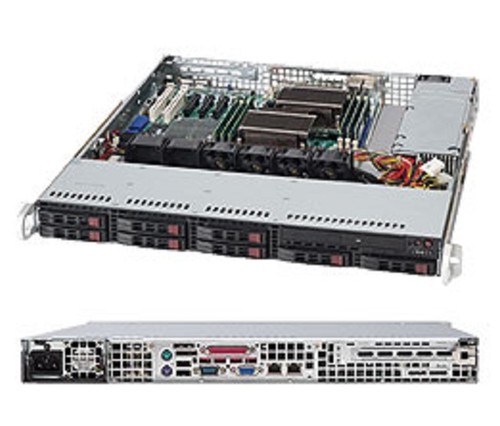 Корпус *NEW* SuperMicro CSE-113MTQ-560CB 560W 1U Black Color Chassis *FULL WARRANTY* — фото 1