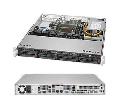 Корпус SuperMicro CSE-813MFTQC-350CB2 1U Chassis with 350W PWS — фото 1