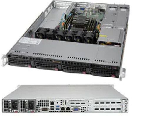 Корпус SuperMicro CSE-815TQC-R504WB 1U WIO Chassis w/ Redundant 500W PWS — фото 1