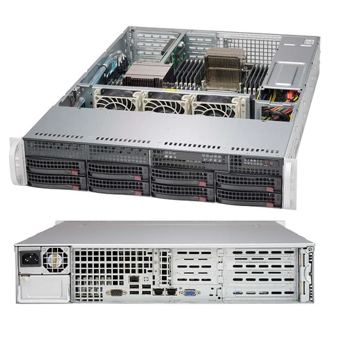 Корпус SuperMicro CSE-825TQ-600WB 2U WIO 600W Chassis — фото 1