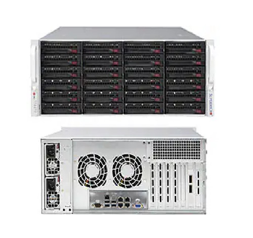 Корпус SuperMicro CSE-846BE1C-R1K23B 4U SC846B w/ SAS3 Single EXP, Redundant 1200W PWS — фото 1