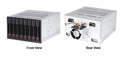 Корпус Supermicro CSE-M28SAB Black SAS/SATA Mobile Rack for 8x2.5" Hot-swap SAS/SATA HD — фото 1