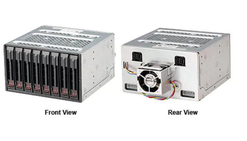 SSD-накопитель SSD Supermicro CSE-M28SACB Black SAS3/SATA3 Mobile Rack for 8x 2.5" HDD — фото 1