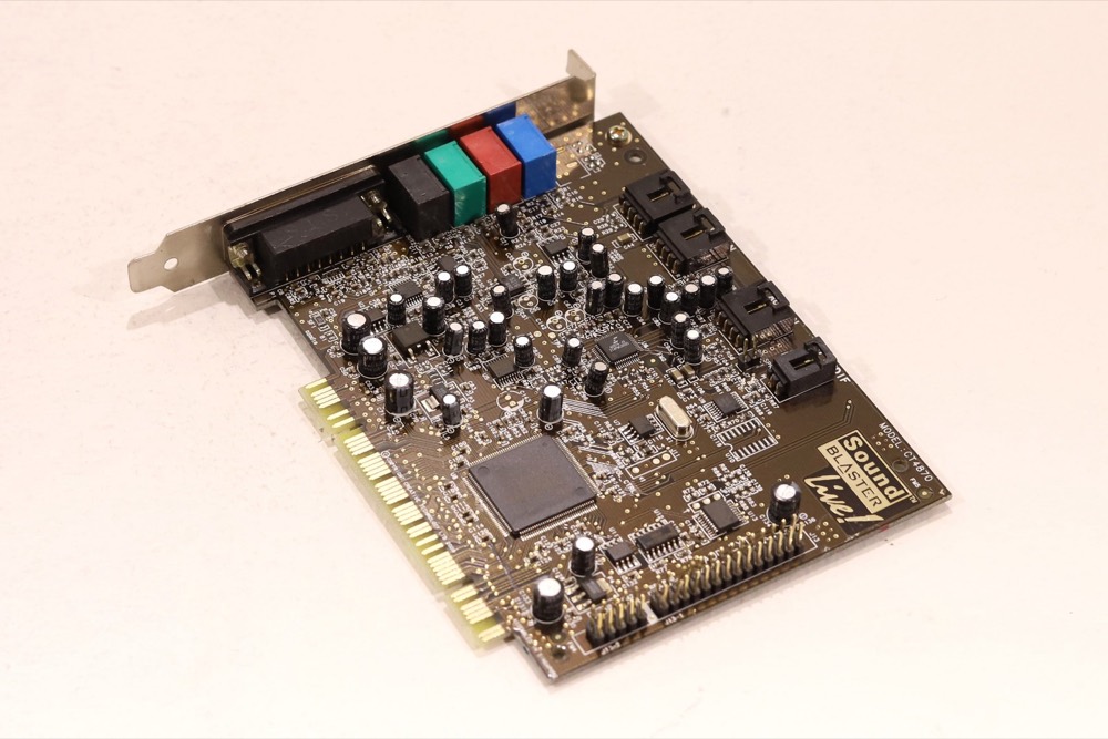 Плата Creative CT4870 4.1 Channel 32-Bit PCI Sound Blaster Card P/N: CT4870 Tested — фото 1