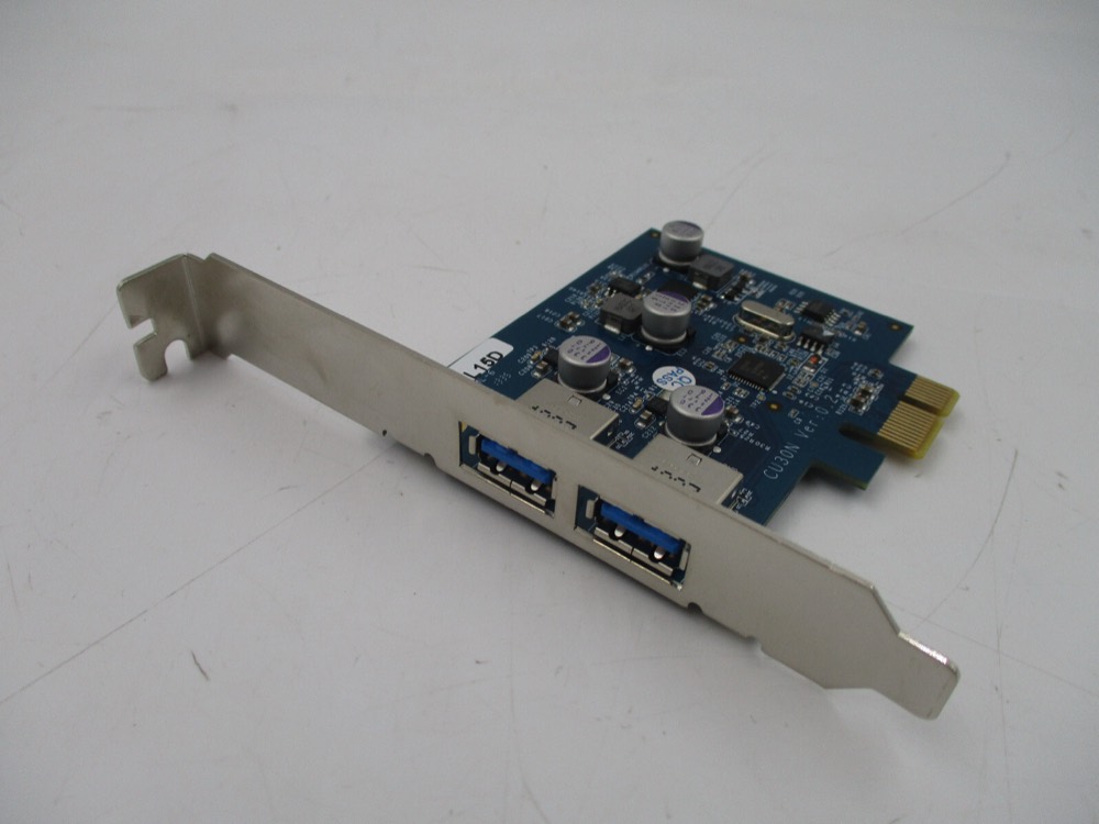Плата Thecus CU30N Dual Port USB 3.0 PCI-e Add-In Card High Profile Tested Working — фото 1
