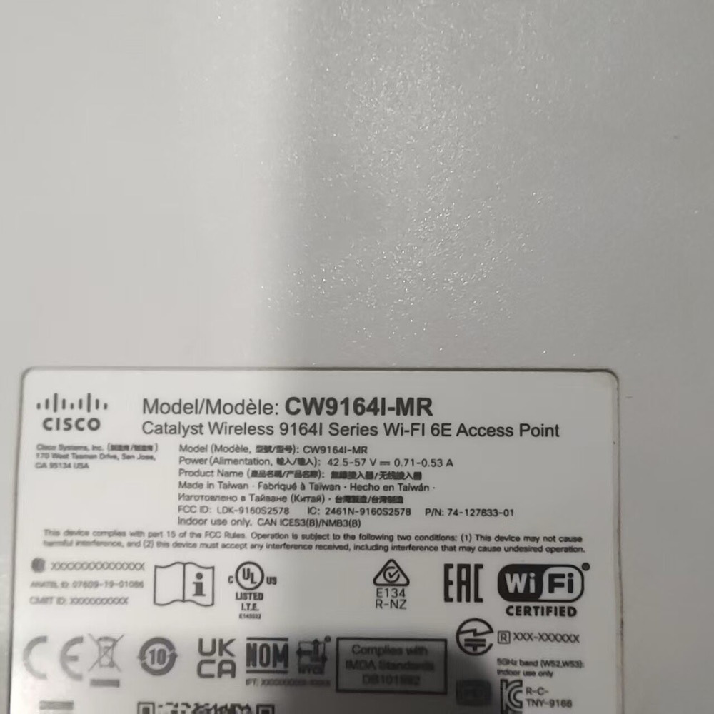 Точка доступа Wi-Fi Cisco CW9164I-MR — фото 1