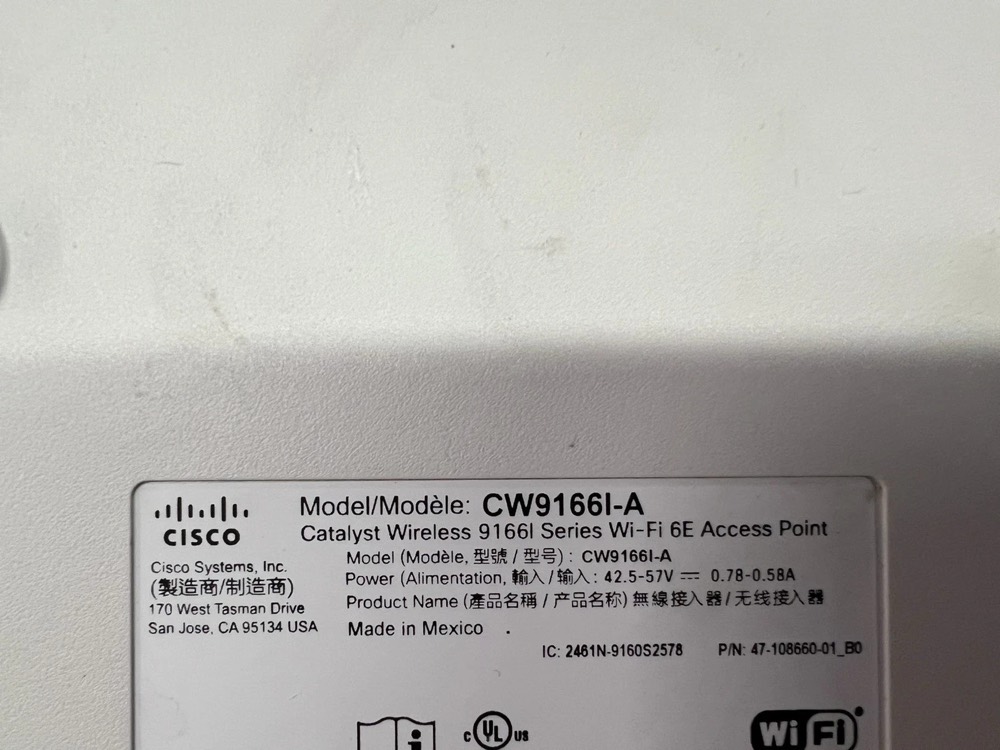 Точка доступа Wi-Fi Cisco CW9166I-A — фото 2