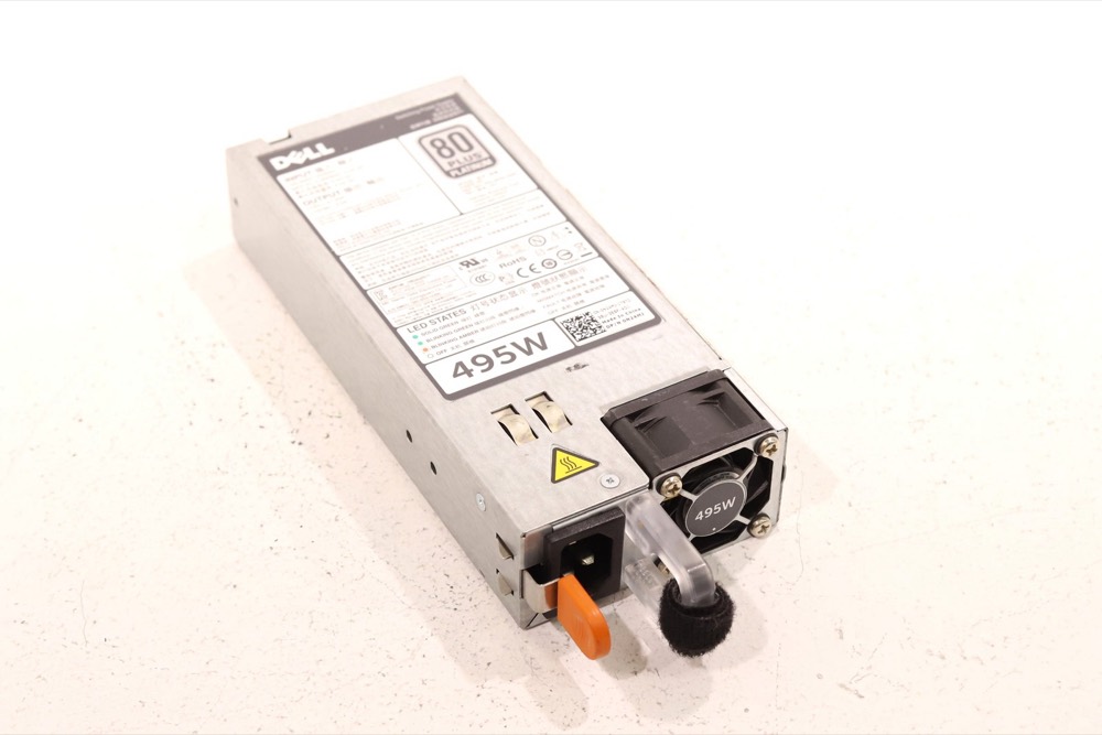 Блок питания Dell D495E-S0 495W PSU For PowerEdge R520/R620/R720/R720XD/R820 Dell P/N: 0N24MJ — фото 1
