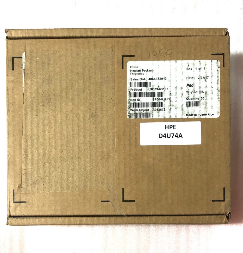 Компонент D4U74A HPE CS SAP HANA iLO Adv-BL 3yr TSU LTU : CS900 SAP HANA Software new — фото 1