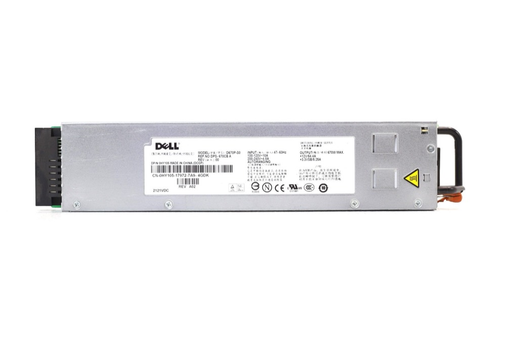 Блок питания Dell 670 Вт D670P-S0 для PowerEdge 1950 (0HY105) — фото 2
