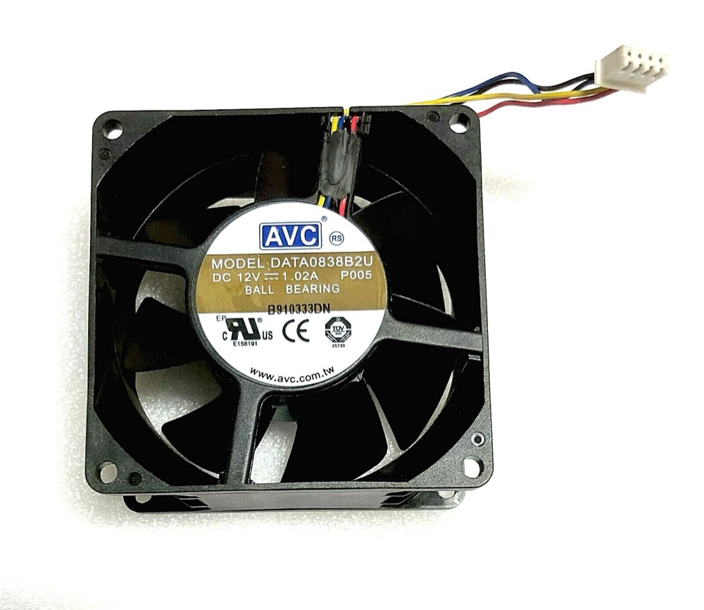 Вентилятор DATA0838B2U B910333NN, 612592962385, DATA0838B2U-P005 AVC 12V PWM 4 WIRE fan — фото 1