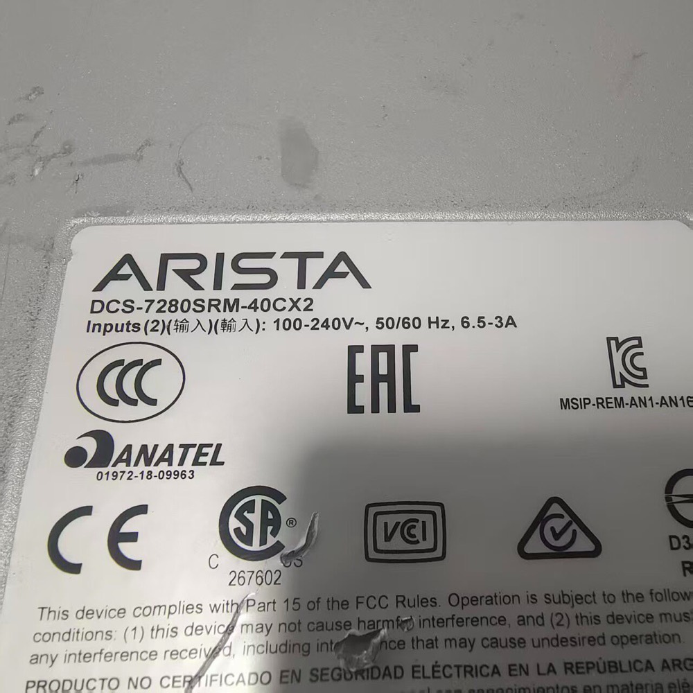 Коммутатор Arista DCS-7280SRM-40CX2 — фото 3