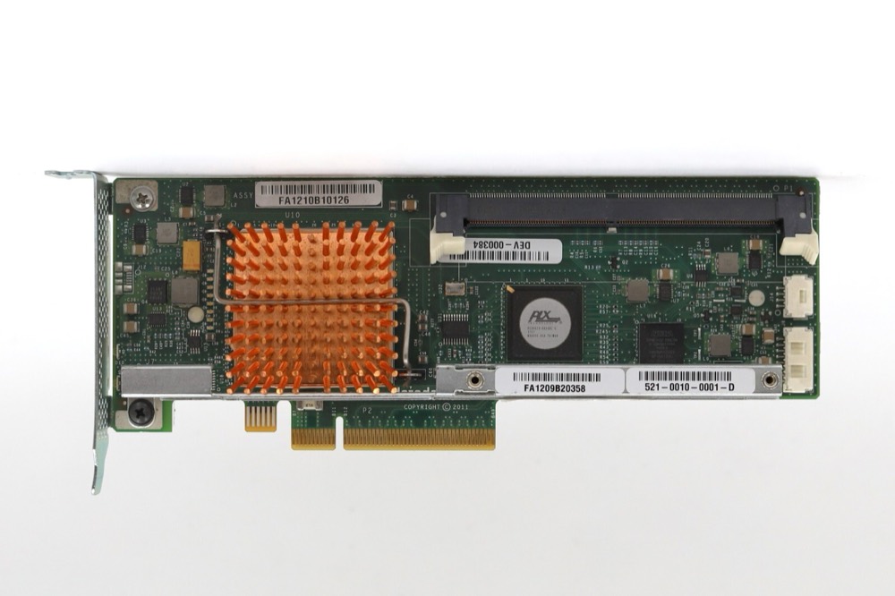 RAID/HBA-контроллер EMC Data Domain DD640 1GB NVRAM PCIe RAID Controller P/N: 510-0327-0006-A Tested — фото 2