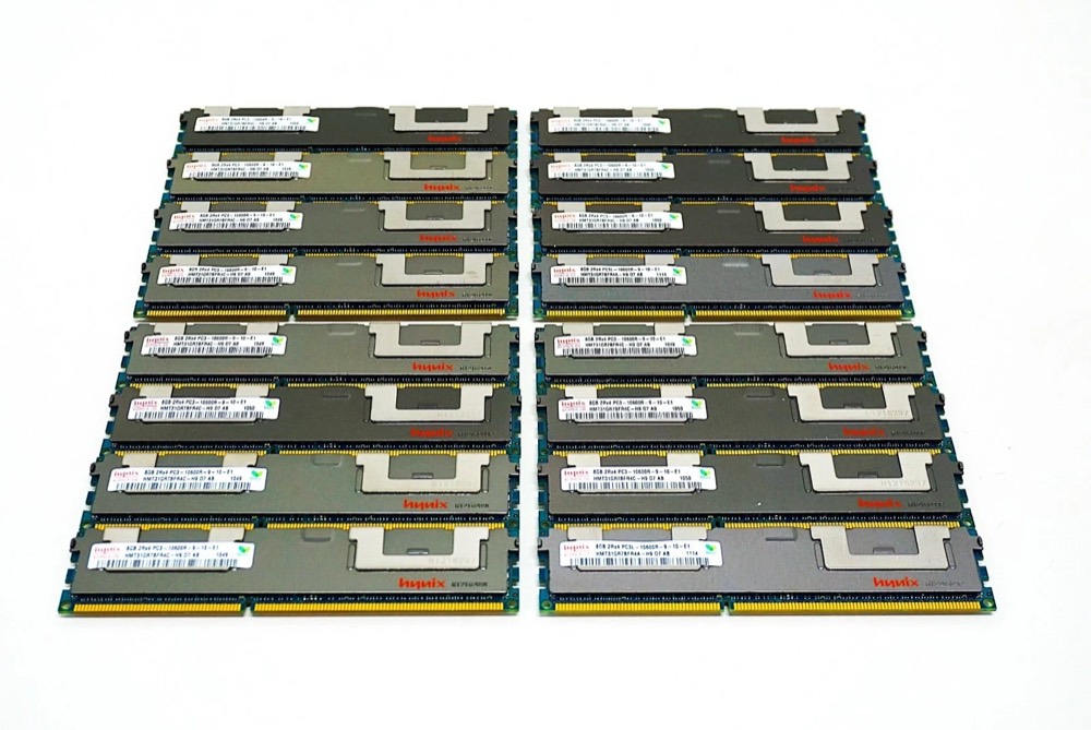Модуль памяти DDR3-1333 Hynix 8Gb 2Rx4 PC3L-10600R-9-10-E1 HMT31GR7BFR4A-H9 IBM PN 49Y1415 — фото 1