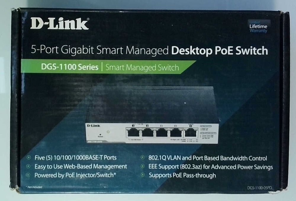 Коммутатор D-link DGS-1100-05 НОВЫЙ — фото 1