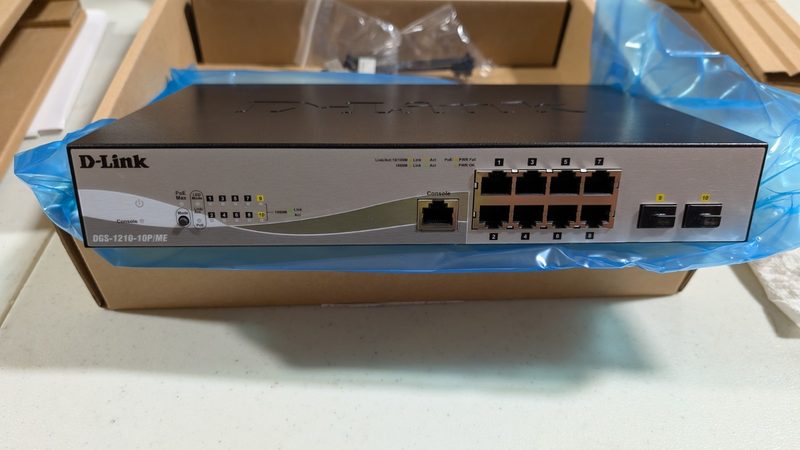 Коммутатор D-Link DGS-1210-10P/ME Gigabit Ethernet PoE — фото 1