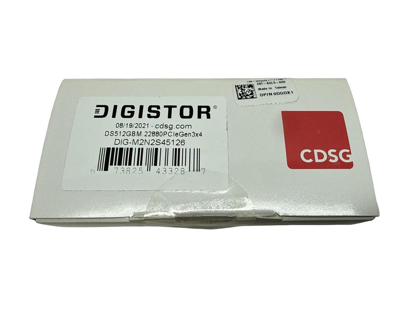 SSD-накопитель DIG-M2N2S45126 New DIGISTOR 512GB Solid State Drive - M.2 2280 Internal PCIe — фото 1
