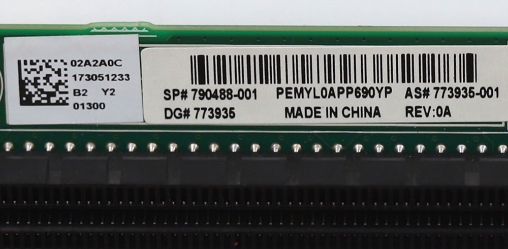 Райзер HP ProLiant DL120/DL90 Gen9 Primary PCIe Riser Board P/N: 790488-001 Tested — фото 3