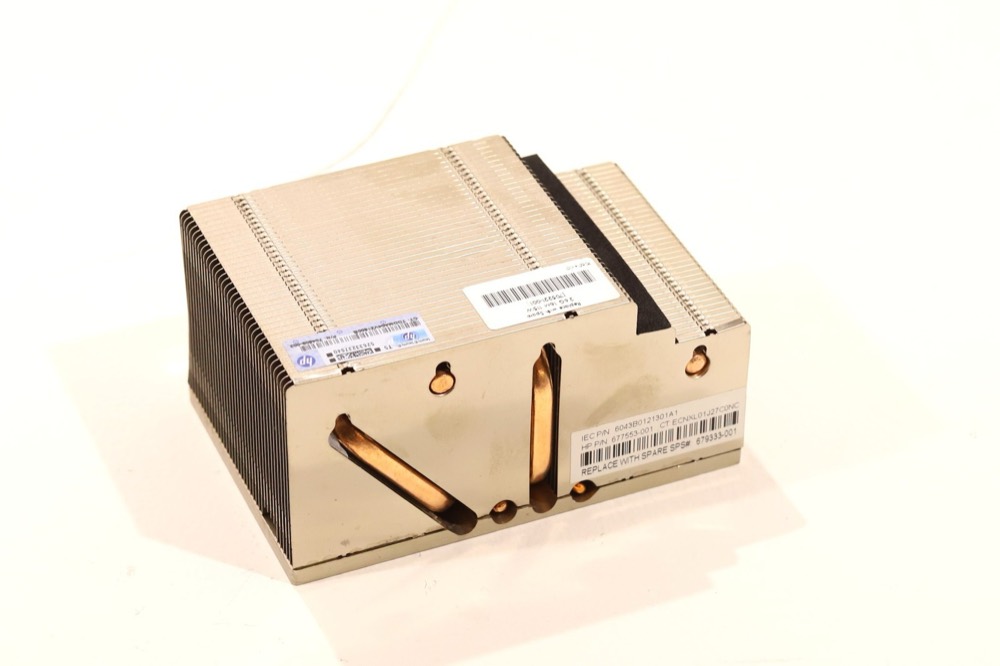 Радиатор HP ProLiant DL385 Gen8 Server CPU Cooling Heatsink P/N: 679333-001 Tested — фото 1