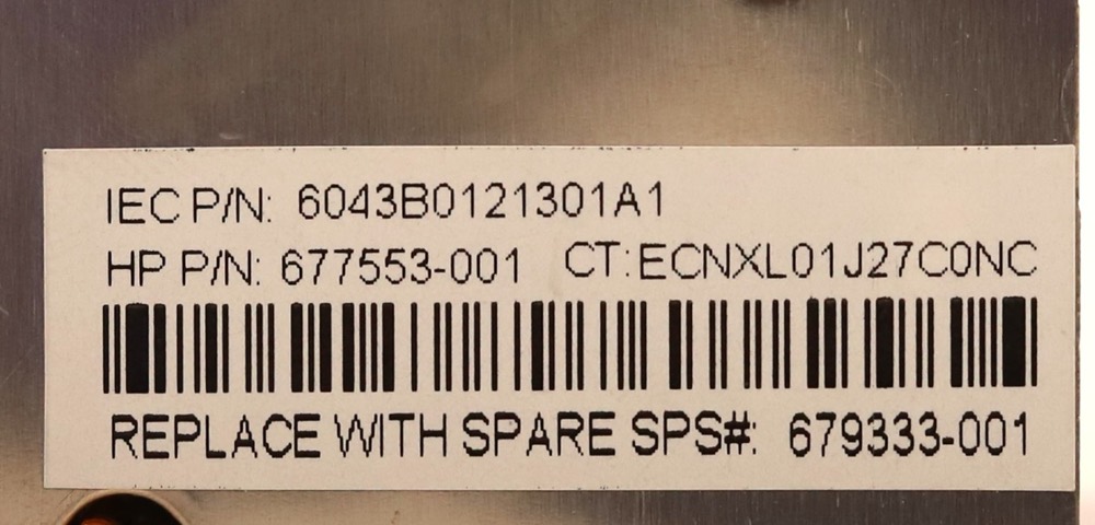 Радиатор HP ProLiant DL385 Gen8 Server CPU Cooling Heatsink P/N: 679333-001 Tested — фото 3
