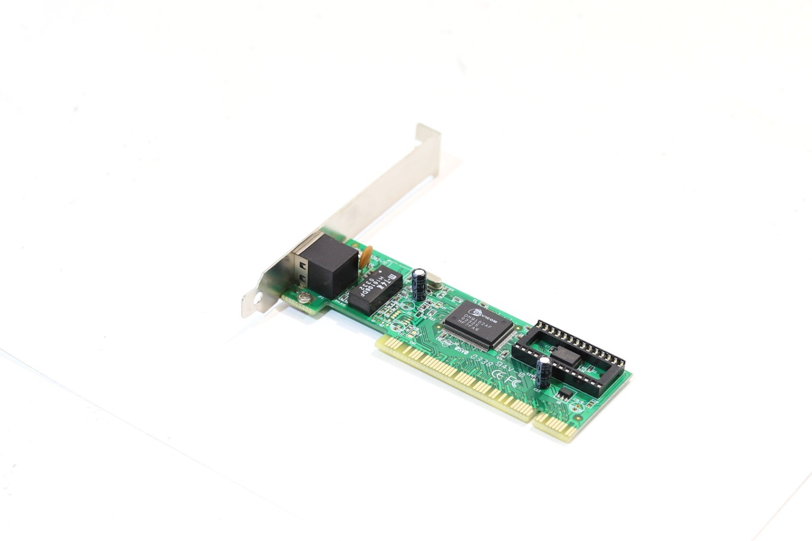 Линейная плата Davicom DM9102AF 10/100 Mbps PCI Network Interface Card P/N:18-1D-P200-B6 Tested — фото 1