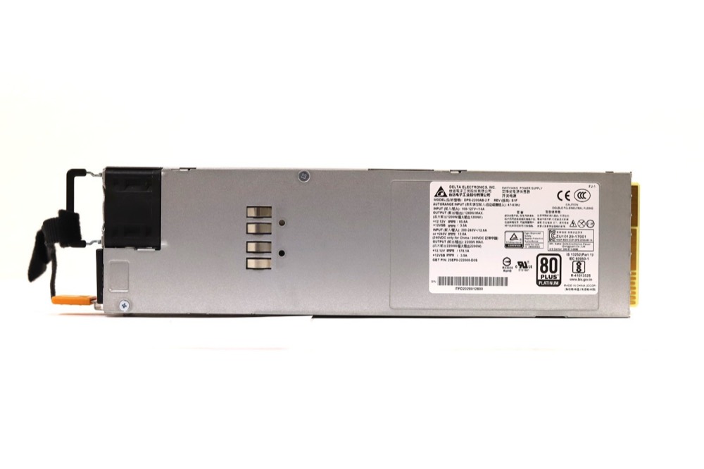 Блок питания Delta Electronics DPS-2200AB-2F 2200-Watt 80 Plus Platinum Power Supply Tested — фото 1