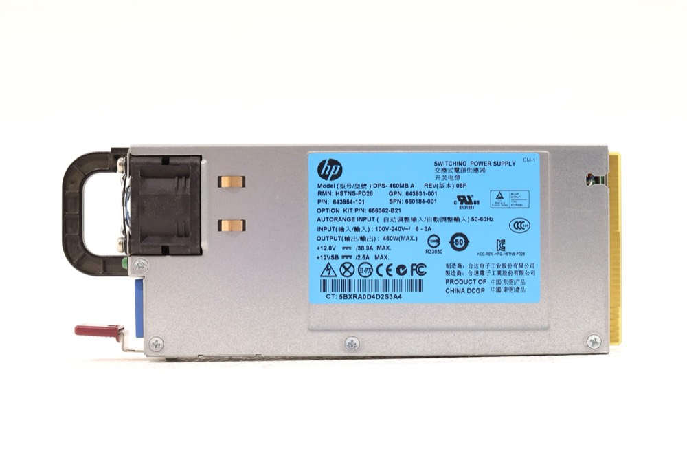 Блок питания HP DPS-460MB 460W Server Power Supply For ProLiant DL/ML Series P/N: 660184-001 — фото 3
