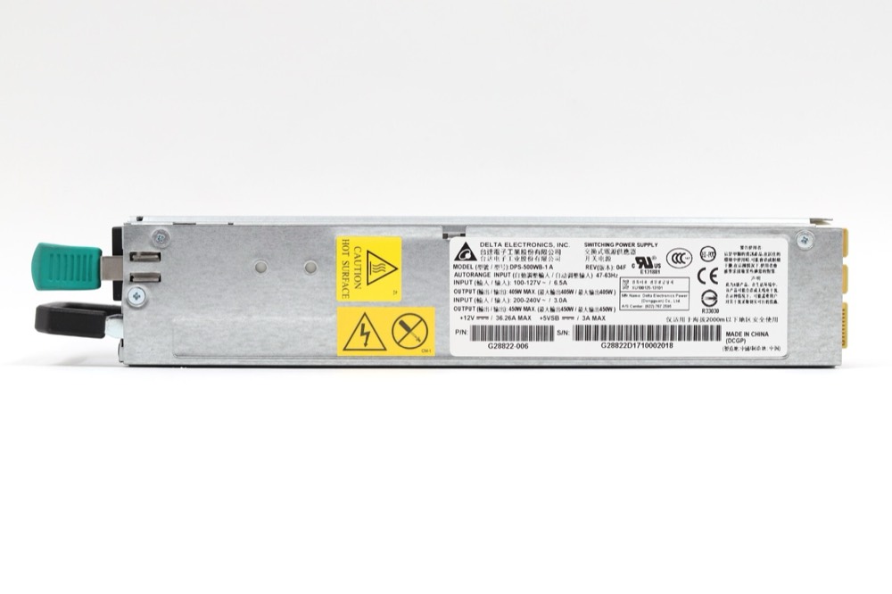 Блок питания Delta DPS-500WB-1A 450W Switching Power Supply P/N: G28822-006 Tested Working — фото 2