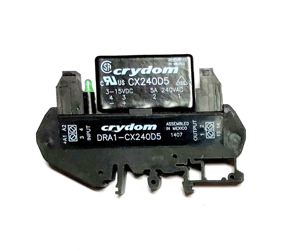SSD-накопитель DRA1-CX240D5 CRDOM Solid State Relays - SIP SSR 280Vac 5A, 3-15Vdc WITH CX240D5 — фото 1
