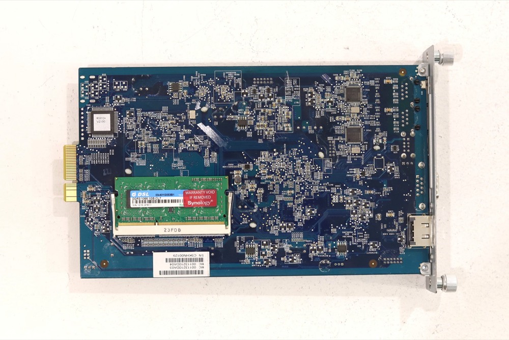 Плата Synology DiskStation DS412+ Dual-Port Card W/1GB DDR3 RAM P/N: BRI41L2 Tested — фото 3