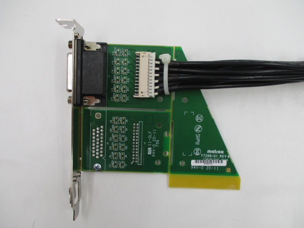 Плата Matrox DSXLE3/12/100 PCIe Video Card MX85710 with DSXLE3/AUD/CBL MX85790 Card — фото 2