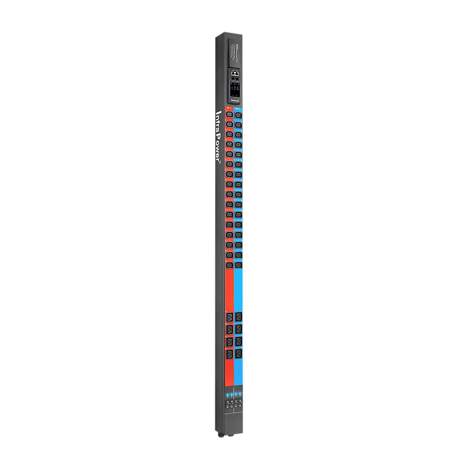 Austin Hughes 7,36 кВт, однофазный, двойное питание, стоечный PDU с коммутацией 32 А/230 В, 32x C13 и 8x C19, вилка EN — фото 1
