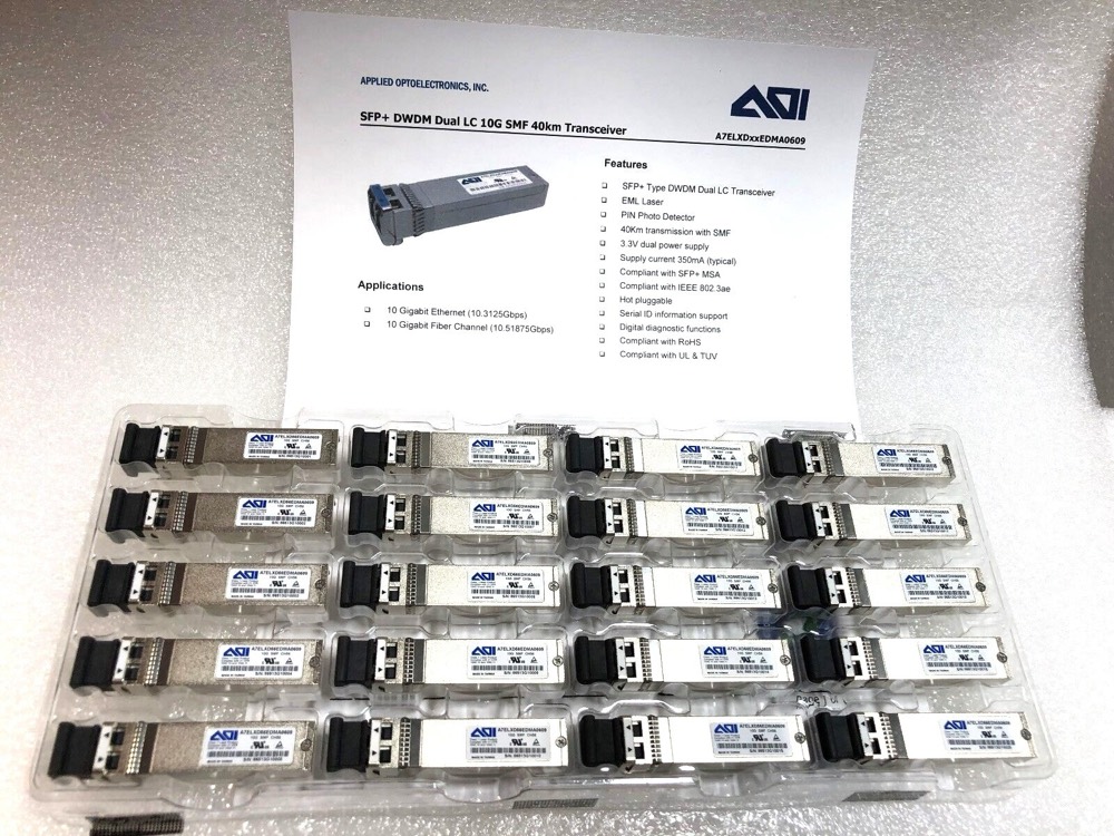 Транспондер Cisco Compatible DWDM-SFP10G-35.82 CH52 10G DWDM SFP+ 1540.56nm 40km DOM SFP new — фото 1