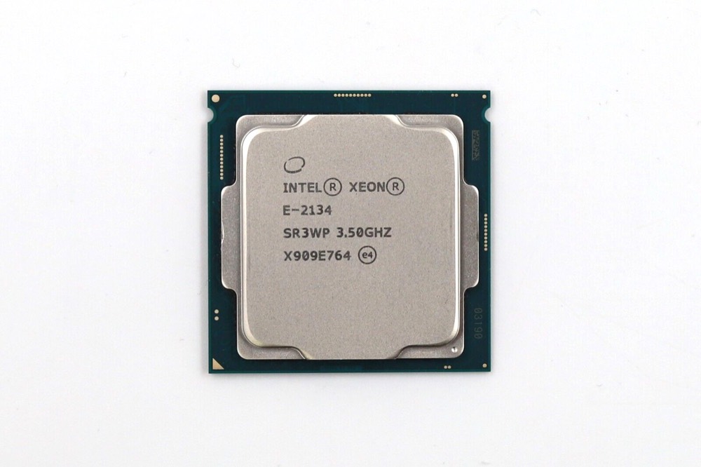 Процессор Intel Xeon E-2134 3.50GHz Quad-Core 4MB LGA 1151 CPU P/N: SR3WP Tested Grade A — фото 1