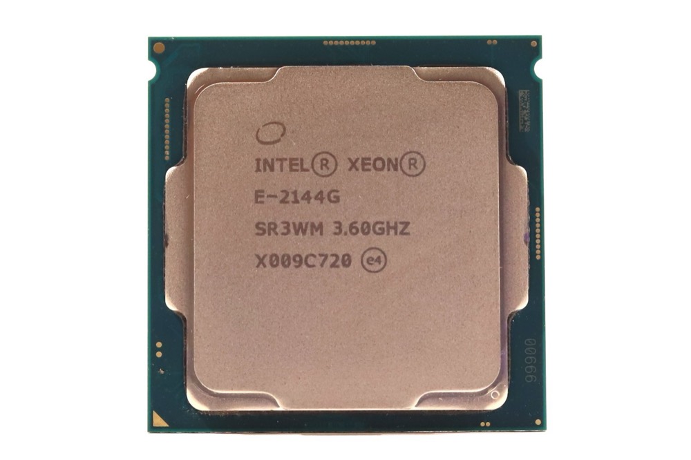 Процессор Intel Xeon E-2144G 3.60GHz Quad-Core 8MB LGA 1151 Processor P/N: SR3WM Tested — фото 1