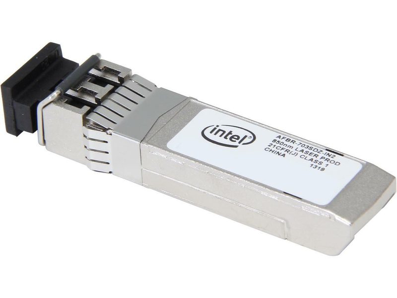 Оптический модуль Intel Ethernet SFP+ SR 10 Гбит/с до 300 м (E10GSFPSR, FTLX8571D3B) — фото 1