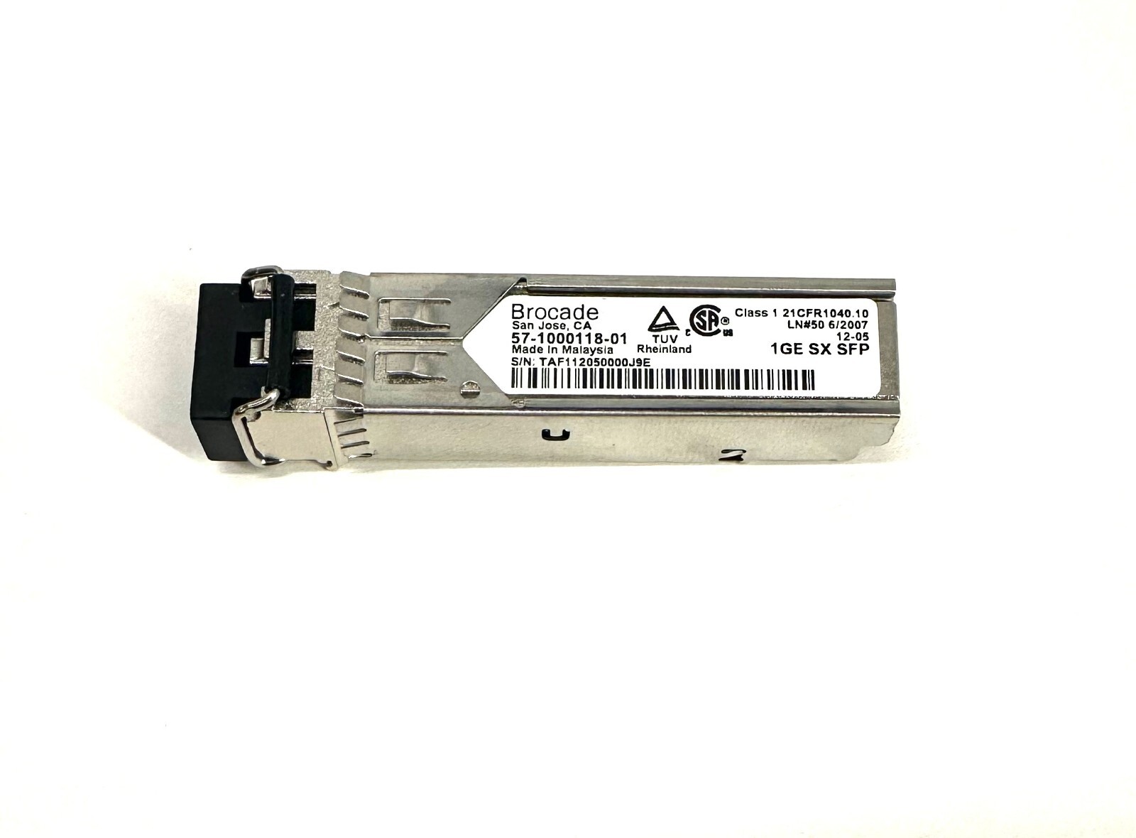 Трансивер Brocade SFP E1MG-SX-OM-T MMF LC 57-1000118-01 — фото 1